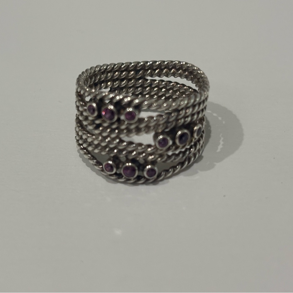 Retired AUTHENTIC Pandora Hidden Romance Ring Size 56/7.5